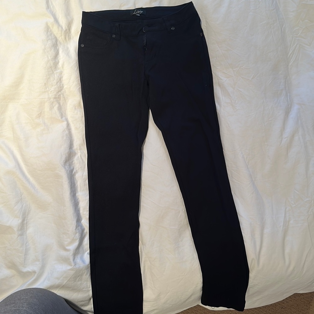 Labijou black stretchy jeggings. Size M